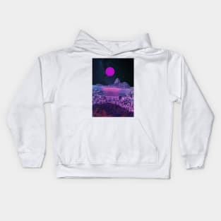 Talking to the moon Kids Hoodie